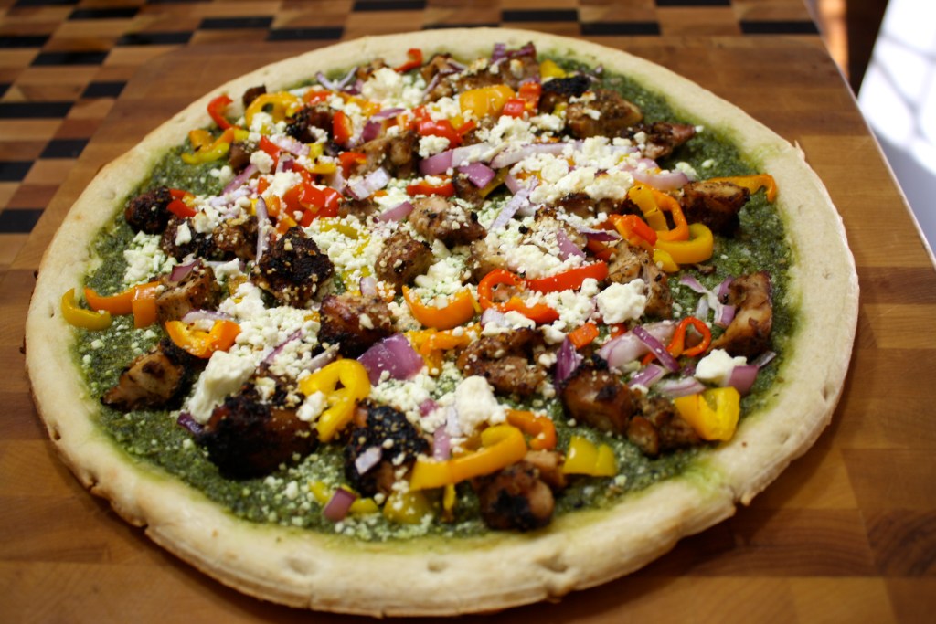 Grilled Pesto Pizza-Our Summertime&nbsp;Favorite