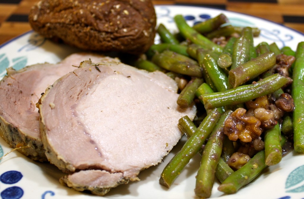 Smoked Pork Loin with Thyme and&nbsp;Garlic