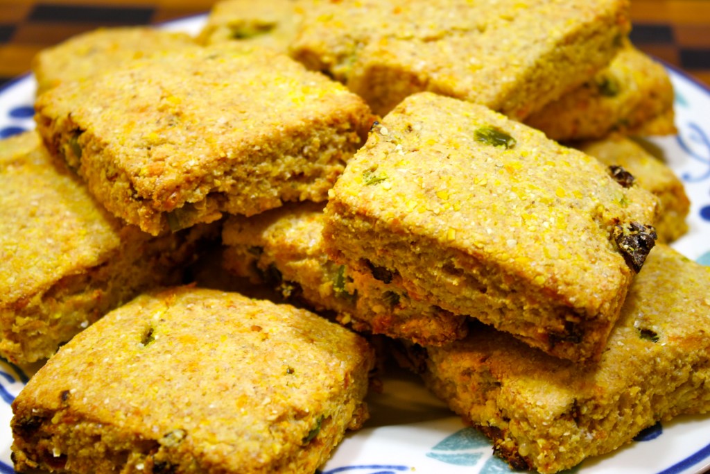 Spicy Cornbread Scones with Sun-dried&nbsp;tomatoes