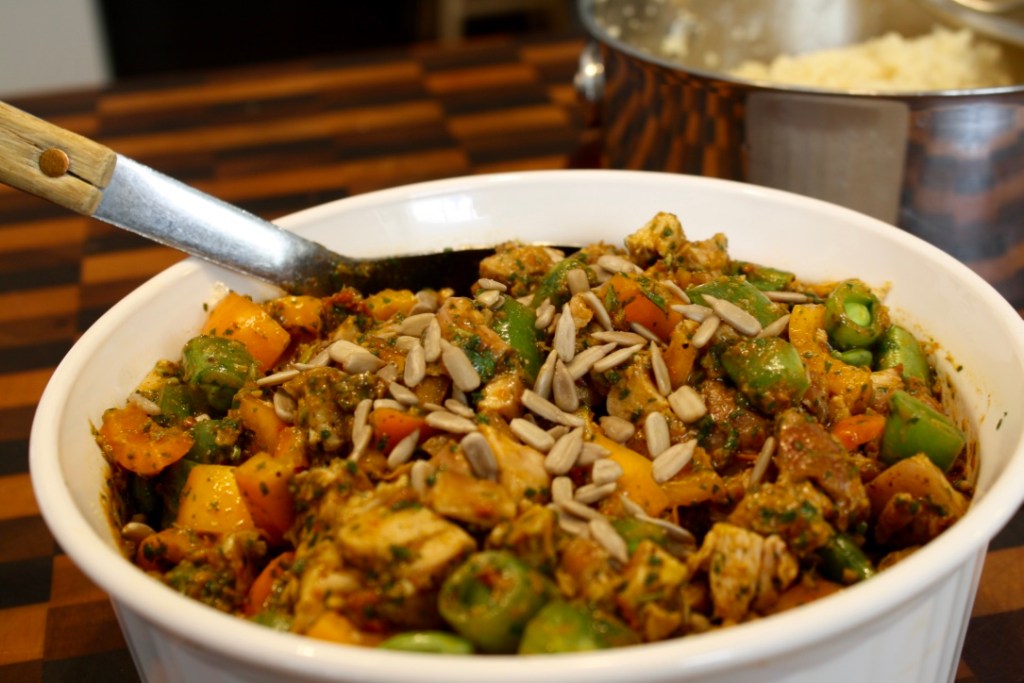 Smoked Chicken with Charmoula and Fresh&nbsp;Vegetables